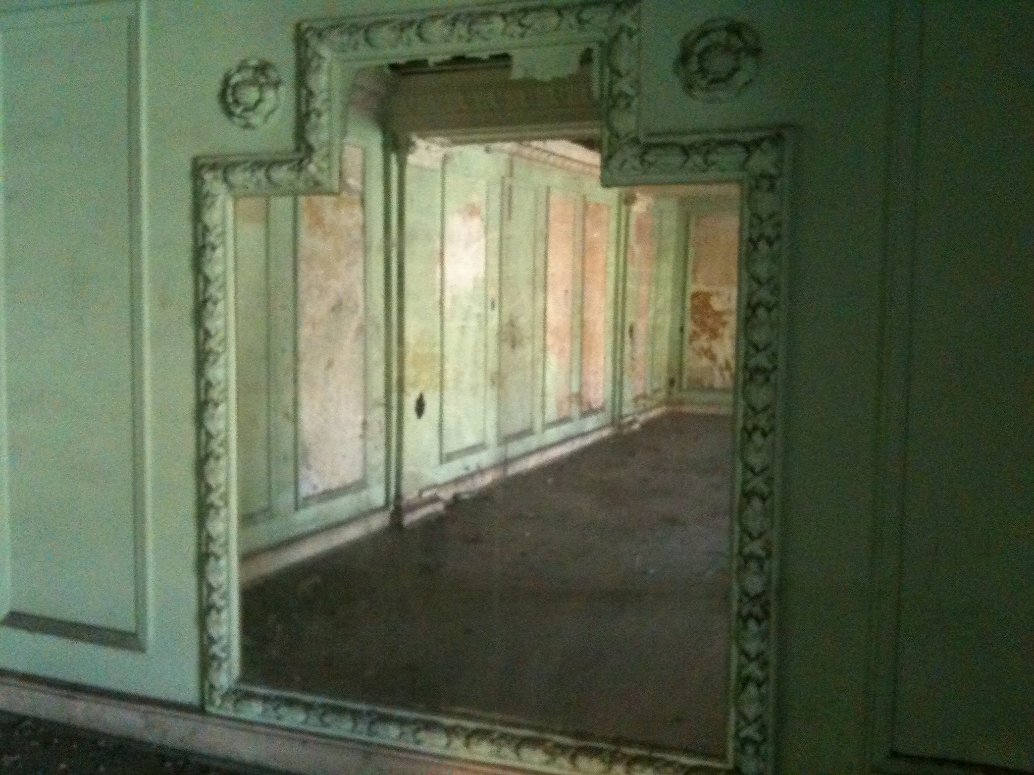 Mirror in ballroom of Whiteladies Picture House