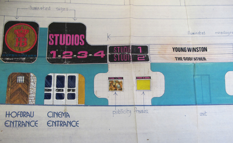 Studios 0ne to Four 1972 planning application design