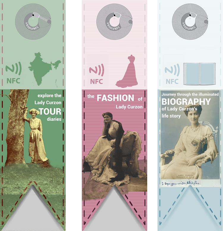 Lady Curzon NFC Bookmarks